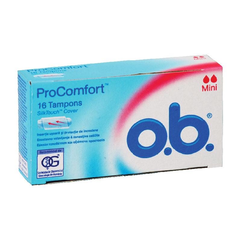 OB Pro Comfort Mini 16P - Tampon For Small Flow 16Pcs