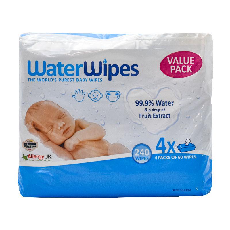 Buy Now WaterWipes Bio Baby Wipes Set 4x60