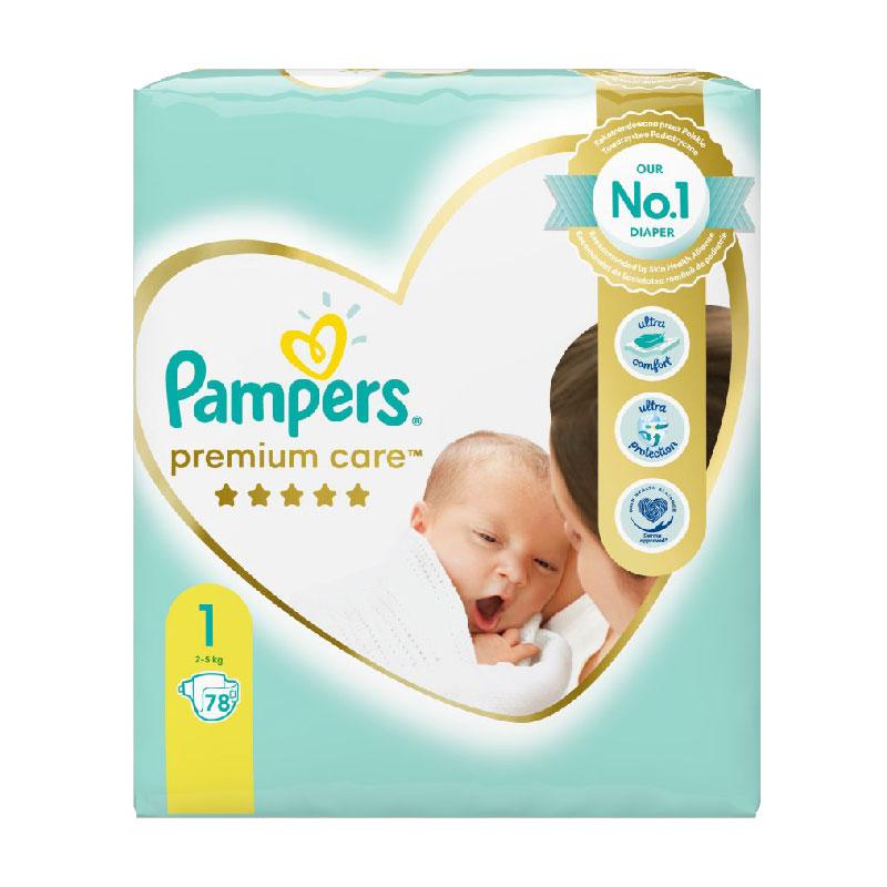 donor Uitgaan Alaska Pampers Premium Care Diapers No.1 2-5 kg 78 Pieces
