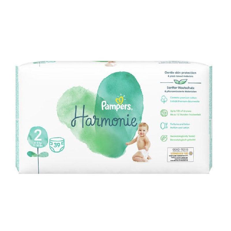 Pampers - 80 Couches Pampers Harmonie, Taille 1, 2-5 kg