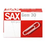 Sax Συνδετήρες Gem. 30 100 Τεμάχια 