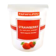Papafilipou Παγωτό Sherbet Φράουλα 850 ml