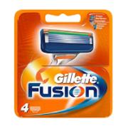 Gillette Fusion Λεπίδες Ξυρίσματος 4 Τεμάχια