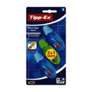 Tipp-Ex Micro Tape Twist Διορθωτική Ταινία 2+1 Δώρο 