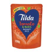 Tilda Ρύζι Μπασμπάτι Μαγειρεμένο στον Ατμό με Ντομάτες & Βασιλικό 250 g 