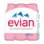 Evian Φυσικό Μεταλλικό Νερό 6x500 ml