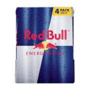 Red Bull Ενεργειακό Ποτό 4x250 ml