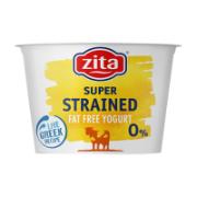 Zita Super Στραγγιστό Άπαχο Γιαούρτι 0% Λιπαρά 100 g 