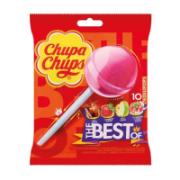 Chupa Chups 10 The Best Of Assorted Flavour Lollipops 120 g