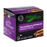 Natural Life Τσάι Κανέλα και Γαρίφαλα χωρίς Καφεΐνη 20x1.3 g