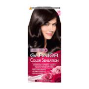 Garnier Color Sensation Μόνιμη Κρέμα Βαφή Καστανό Σκούρο Νο.3 112 ml
