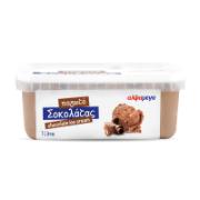 Αλφαμέγα Παγωτό Σοκολάτας σε Οικογενειακή Συσκευασία 1 L 