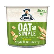Quaker Oat So Simple Βρώμη με Γεύση Μήλο & Μύρτιλο 57 g