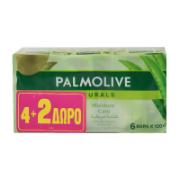 Palmolive Naturals Moisture Care Σαπούνι με Εκχύλισμα Αλόη & Ελαιόλαδο 4+2 Δώρο 6x120 g