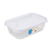 Wham Cuisine 1.6 L Rectagular Food Box Clear & White