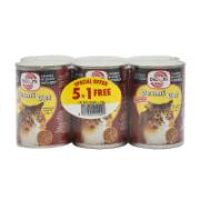 Desmi Μπουκιές από Βοδινό Τροφή για Γάτες 5x1 Δώρο, 6x410 g