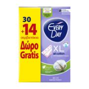 Everyday Σερβιετάκια Normal All Cotton XL 44 Τεμάχια