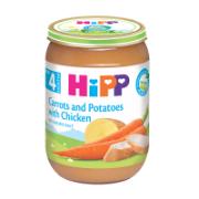 Hipp Βιολογικό Γεύμα Καρότα και Πατάτες με Κοτόπουλο 4 μηνών+ 190 g 