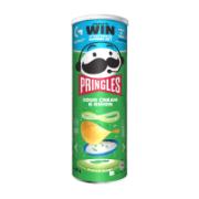 Pringles Γευστικά Σνακ με Γεύση Ξινή Κρέμα & Κρεμμύδι 165 g 