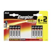Energizer Max ΑAA Μπαταρίες 6+2 Δώρο