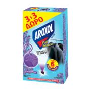Aroxol Πλακίδια κατά το Σκόρου με Άρωμα Λεβάντα 3+3 Δώρο 6 Τεμάχια