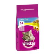Whiskas Sterile Ξηρή Τροφή για Γάτες Κροκέτες από Κοτόπουλο 1.4 kg