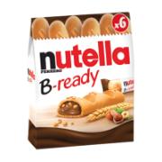Nutella B-Ready Γκοφρέτα με Γέμιση Πραλίνας Φουντουκιού 6x22 g 