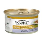 Purina Gourmet Gold Μούς Πλήρης Τροφή για Ενήλικες Γάτες με Μοσχάρι σε Σάλτσα με Λαχανικά 85 g