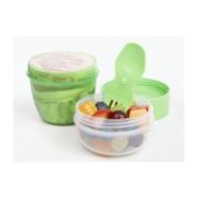 Sistema Breakfast Cereal Food Container Spoon 530ml Blue Pink Green BPA Free