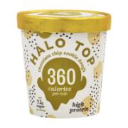 Halo Top Παγωτό με Κομματάκια Σοκολάτας & Μπισκότο 473 ml  