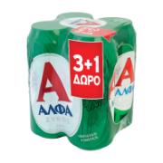 Alfa Μπύρα 3+1 Δώρο 4x500 ml 