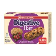 Παπαδοπούλου Digestive Μπάρες Δημητριακών με Κόκκινα Φρούτα & Σοκολάτα Γάλακτος 5x28 g 