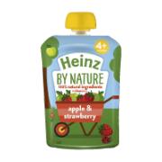 Heinz Επιδόρπιο Μήλο & Φράουλα από τον 4+ Μήνα 100 g 