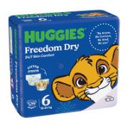 Huggies Freedom Dry Παιδικά Πανάκια Junior No6 30 Τεμάχια 