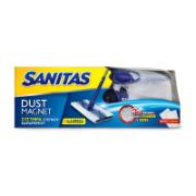 Sanitas Σύστημα Στεγνού Καθαρισμού για Δάπεδα, Σκούπα + 2 Πανάκια