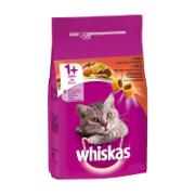 Whiskas Ξηρή Τροφή για Ενήλικες Γάτες Κροκέτες με Μοσχάρι 1+ 300 g 