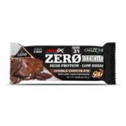 Amix Zero Hero Χαμηλών Υδατανθράκων Μπάρα Πρωτεΐνης Με Γλυκαντική Ουσία, Πλήρης Επίστρωση Διπλή Σοκολάτα 65 g 
