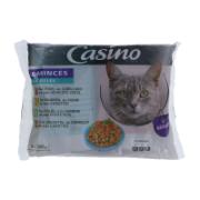 Casino Ζελέ για Ενήλικες Γάτες Ψάρι 4x100 g