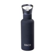 B&Co Double Walled Bottles With Straw 500 ml	
