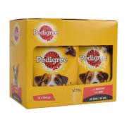 Pedigree Complete Wet Food for Adult Dogs with Beef in Gravy 12 x 100 g 