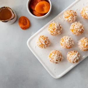 Apricot and coconut energy balls