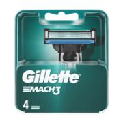Gillette Mach 3 Shaving Blades 4 Pieces