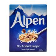Alpen Swiss Style Muesli No Added Sugar 560 g