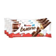 Kinder Bueno Chocolate Wafer with Milk & Hazelnut Flavour 3x43 g