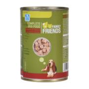 AB Family Friends Complete Wet Dog Food Chunks in Sauce with Beef & Chicken 400 g