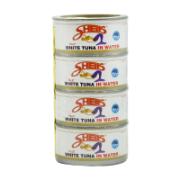 Sheik Fillet White Tuna in Water 4x185 g