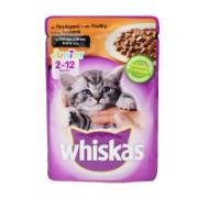 Whiskas Junior 2-12 Months Wet Cat Food with Poultry 100 g