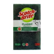 Scotch Brite Dishwashing Antibacterial Green Sponge x1