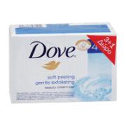 Dove Soap Soft Peeling 4x100 g