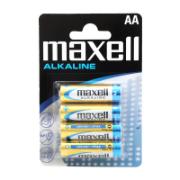 Maxell Alkaline Batteries AA LR6 4 Pieces